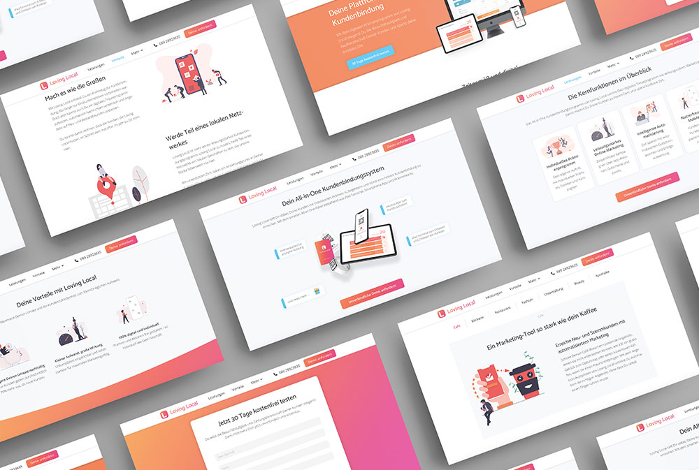 Webdesign für Loving Locall